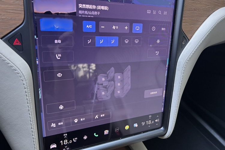 特斯拉 Model X 2019款 长续航版中控内饰7007