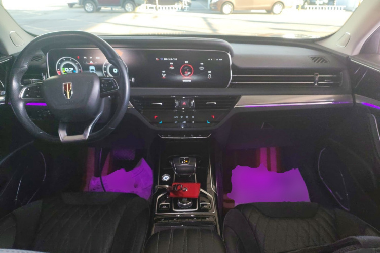 红旗HS5 2022款 改款 2.0T 智联旗享四驱版中控内饰12