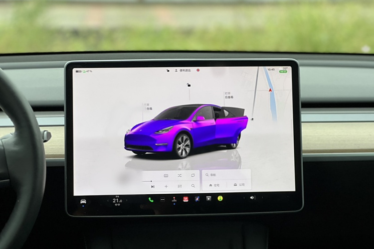 特斯拉 Model Y 2022款 后轮驱动版中控内饰7005