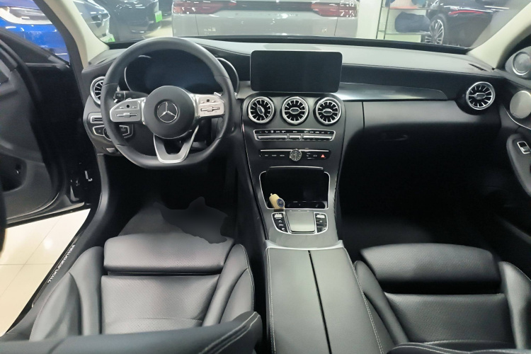 奔驰C级 2021款 C 200 L 时尚型运动版中控内饰12