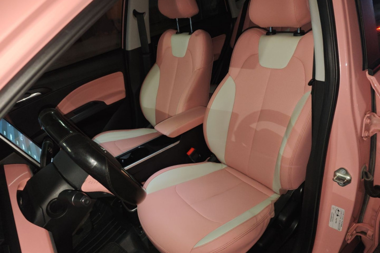 哪吒汽车 哪吒V 2022款 潮 400 Lite 粉色定制款中控内饰19