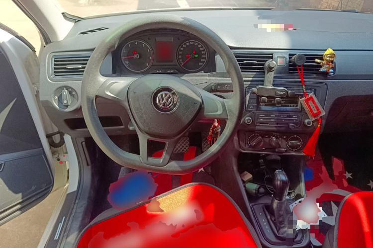 大众 桑塔纳 2016款 1.6L 自动风尚版中控内饰13