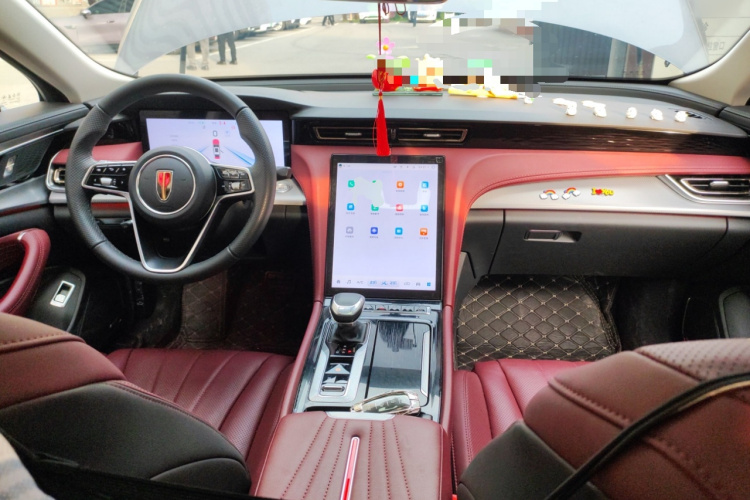 红旗H5 2023款 2.0T 自动智联旗畅版中控内饰12