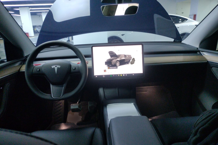 特斯拉 Model Y 2022款 改款 长续航全轮驱动版中控内饰7002