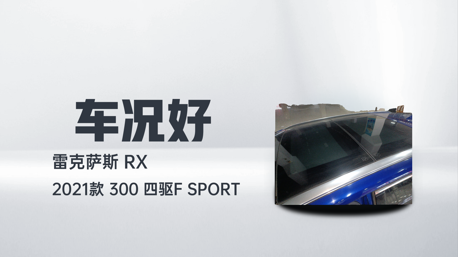 雷克萨斯RX 2021款 300 四驱F SPORT解读1