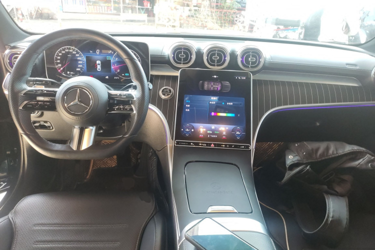 奔驰C级 2022款 改款 C 200 L 运动版中控内饰7002