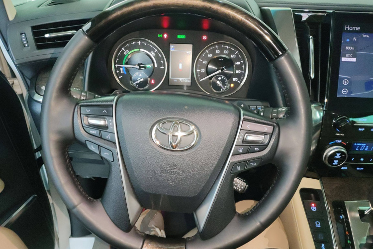 丰田 埃尔法 2021款 双擎 2.5L 尊贵版中控内饰13