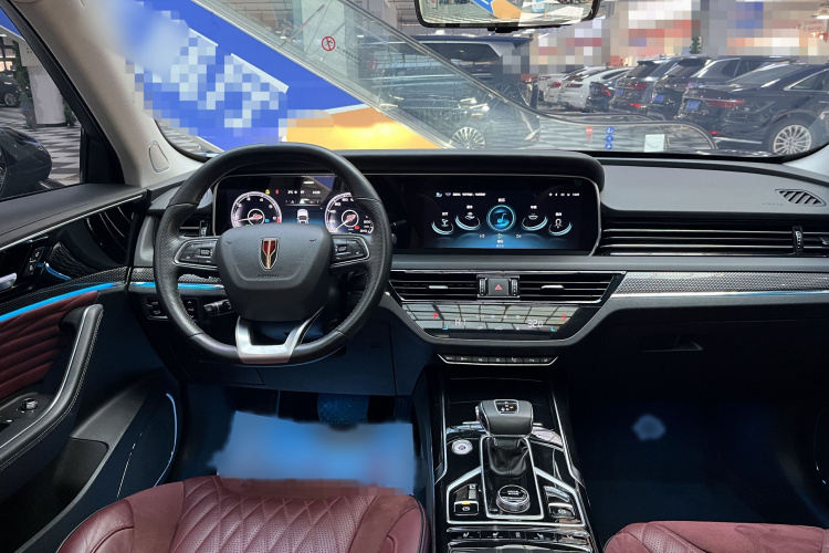 红旗HS5 2022款 2.0T 智联旗领四驱版中控内饰7002