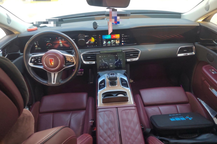 红旗E-HS9 2021款 460km 旗享版 六座中控内饰12