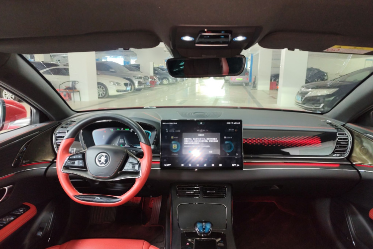 比亚迪 汉 2020款 EV 四驱高性能版旗舰型中控内饰12