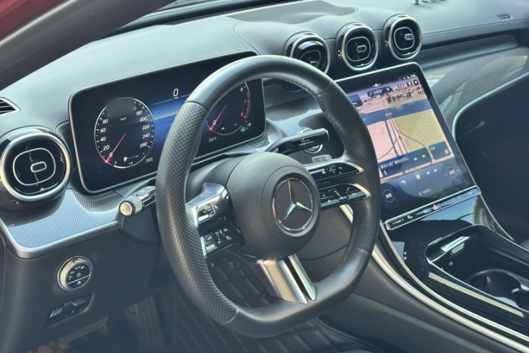 奔驰C级 2023款 改款 C 200 L 运动版中控内饰7006