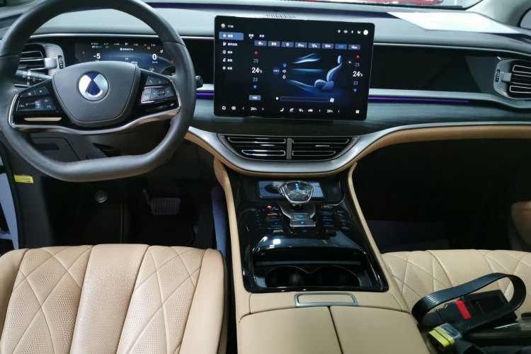 腾势D9 2024款 DM-i 980 四驱旗舰型中控内饰12