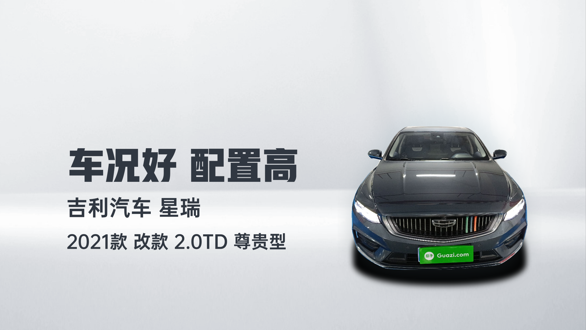 吉利汽车 星瑞 2021款 改款 2.0TD 尊贵型解读2