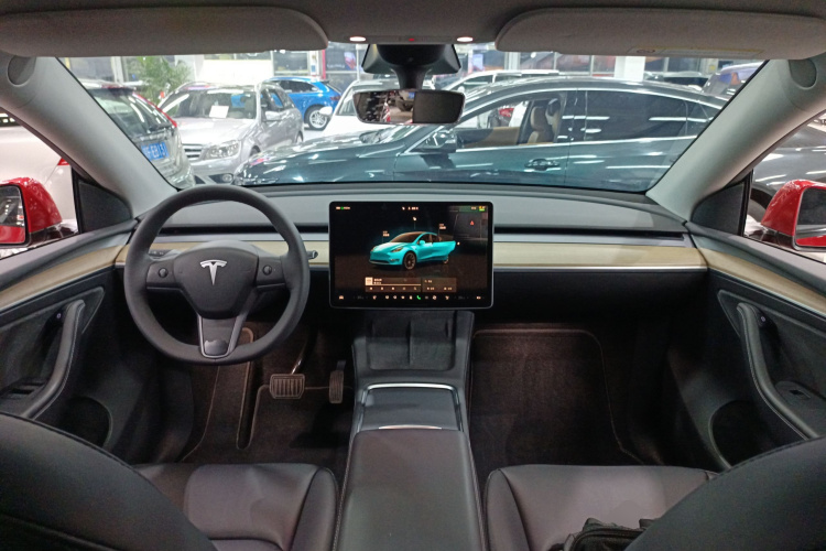 特斯拉 Model Y 2022款 改款 长续航全轮驱动版中控内饰12