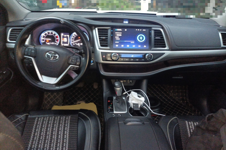 丰田 汉兰达 2021款 2.0T 四驱豪华版 7座中控内饰12