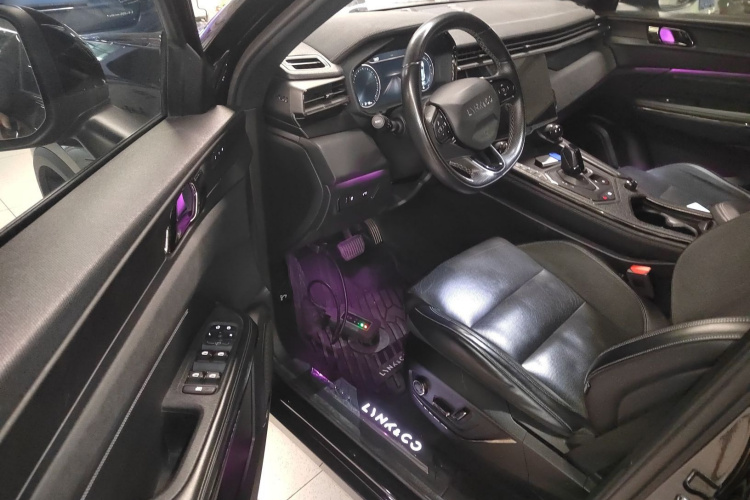 领克01 2021款 2.0TD 四驱暗夜版中控内饰7003