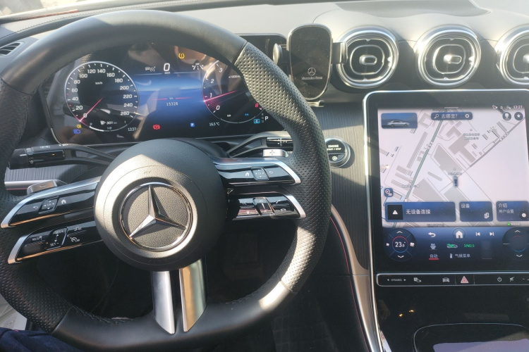 奔驰C级 2024款 改款 C 260 L 运动版中控内饰12