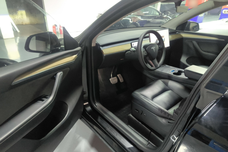 特斯拉 Model Y 2021款 Performance高性能全轮驱动版中控内饰7003