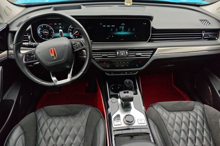 红旗HS5 2019款 2.0T 智联旗享版中控内饰7003