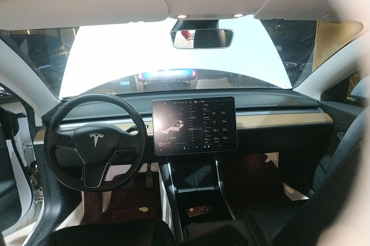 特斯拉 Model 3 2020款 改款 长续航后轮驱动版中控内饰12