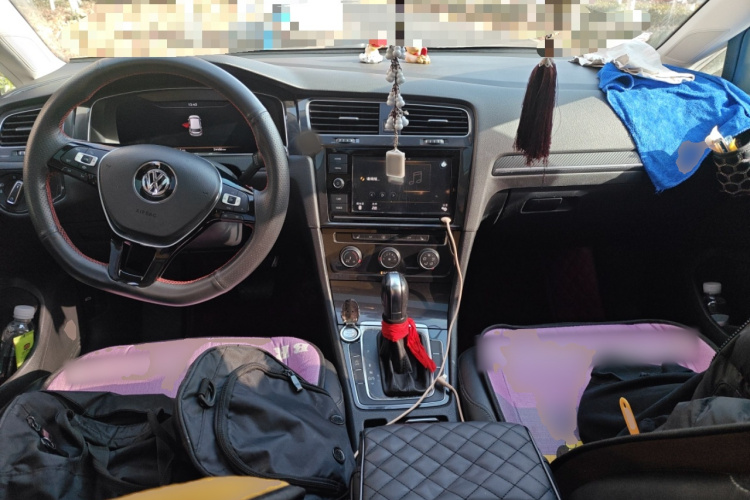 大众 高尔夫 2019款 280TSI DSG豪华型 国VI中控内饰12