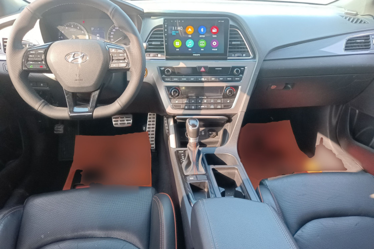 现代 索纳塔 2015款 1.6T GLS智能型中控内饰12