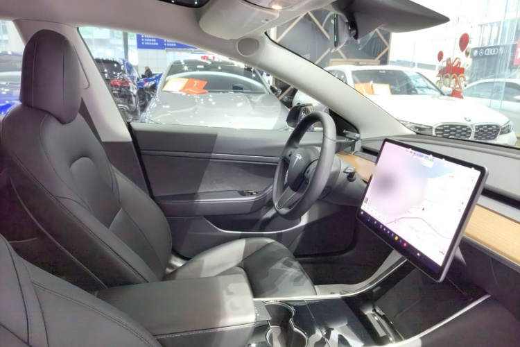 特斯拉 Model 3 2020款 改款 长续航后轮驱动版中控内饰7008