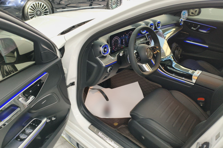 奔驰C级新能源 2024款 改款二 C 350 eL中控内饰20