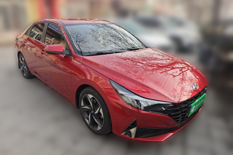 现代 伊兰特 2021款 1.5L CVT GLX精英版车身外观3