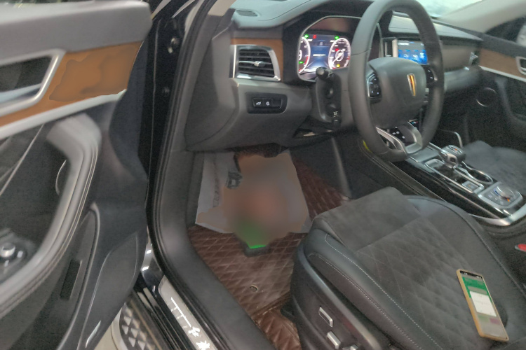 红旗HS7 2021款 2.0T DCT两驱智联旗享版中控内饰7003