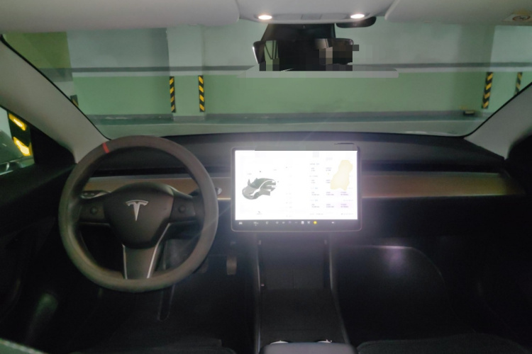 特斯拉 Model 3 2020款 改款 长续航后轮驱动版中控内饰12