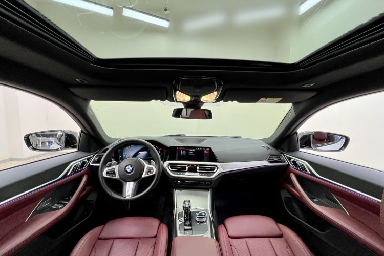 宝马4系 2022款 425i Gran Coupe M运动曜夜套装中控内饰7001