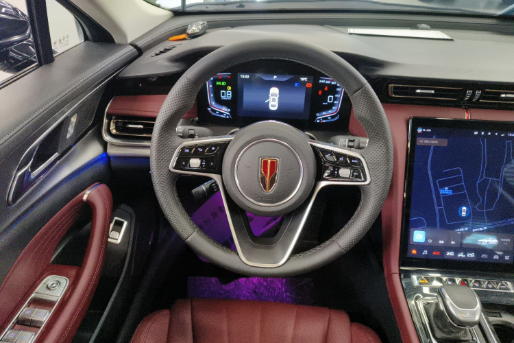 红旗H5 2024款 1.5T DCT智联旗韵版中控内饰13