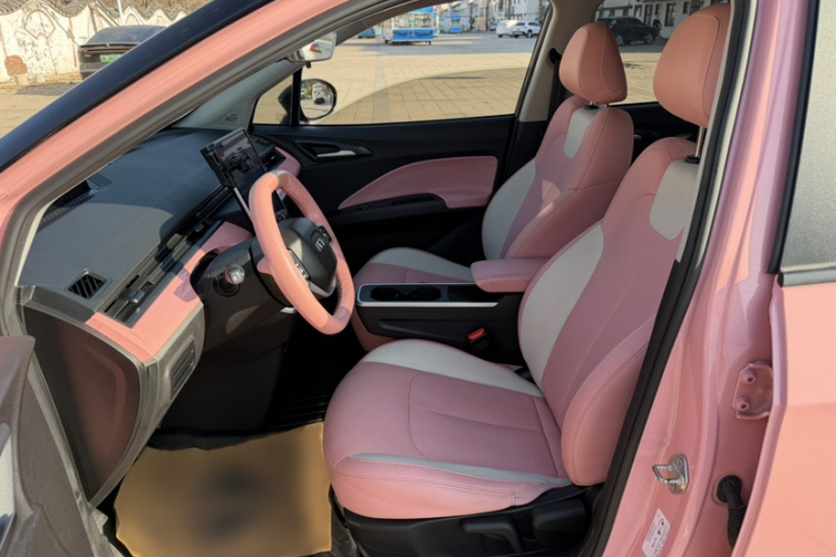 哪吒汽车 哪吒V 2022款 潮 400 Lite 粉色定制款局部细节19