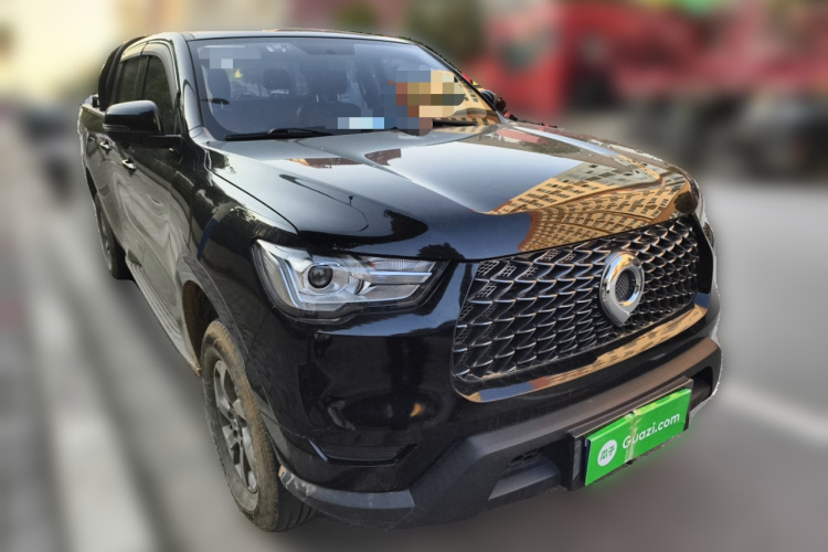 长城 炮 2021款 2.0T商用版手动柴油两驱精英型长箱GW4D20M车身外观3