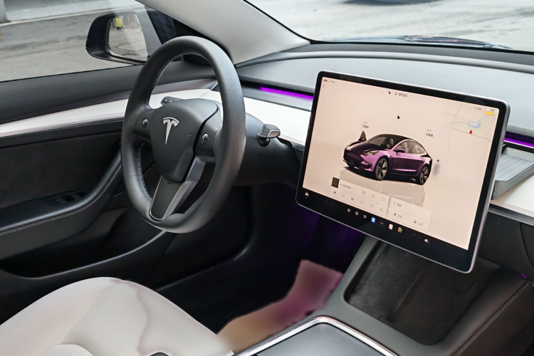 特斯拉 Model 3 2022款 后轮驱动版中控内饰7005