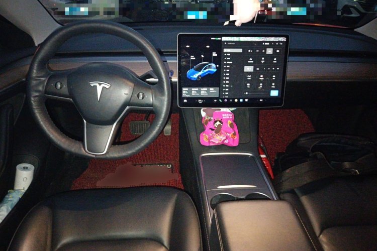 特斯拉 Model 3 2021款 标准续航后驱升级版中控内饰7002