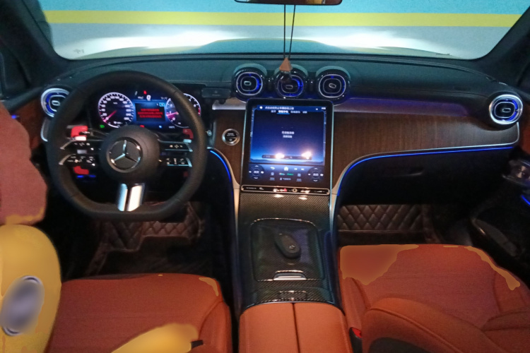 奔驰GLC 2024款 GLC 300 L 4MATIC 动感型 5座中控内饰7002