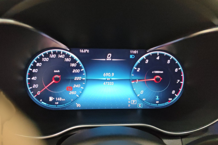 奔驰C级 2021款 C 200 L 时尚型运动版局部细节14