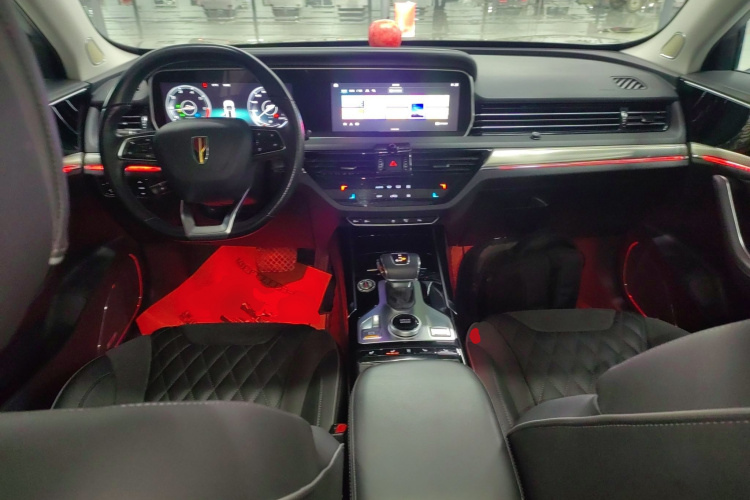 红旗HS5 2019款 2.0T 智联旗享四驱版中控内饰12