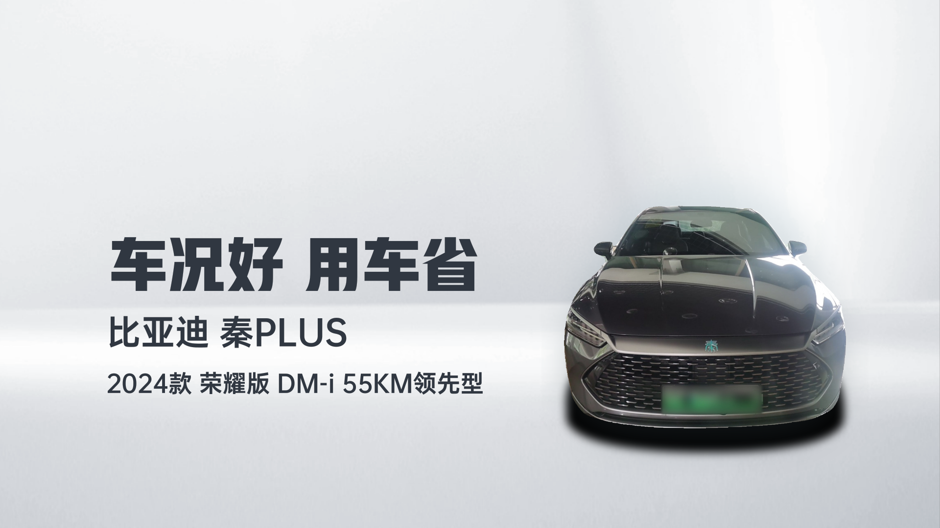 比亚迪 秦PLUS 2024款 荣耀版 DM-i 55KM领先型解读2