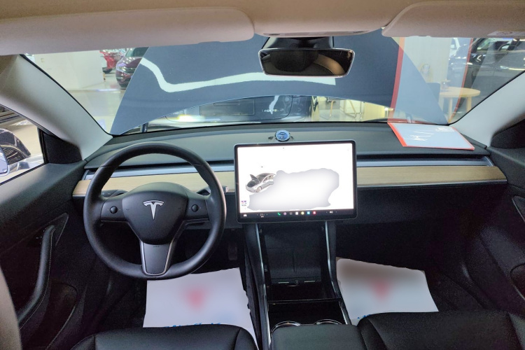 特斯拉 Model 3 2020款 改款 长续航后轮驱动版中控内饰7002