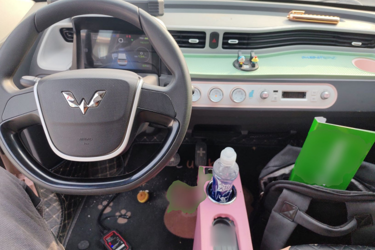 五菱汽车 宏光MINIEV 2021款 马卡龙臻享款 三元锂中控内饰12