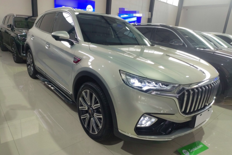 红旗HS5 2022款 改款 2.0T 智联旗领四驱版车身外观3