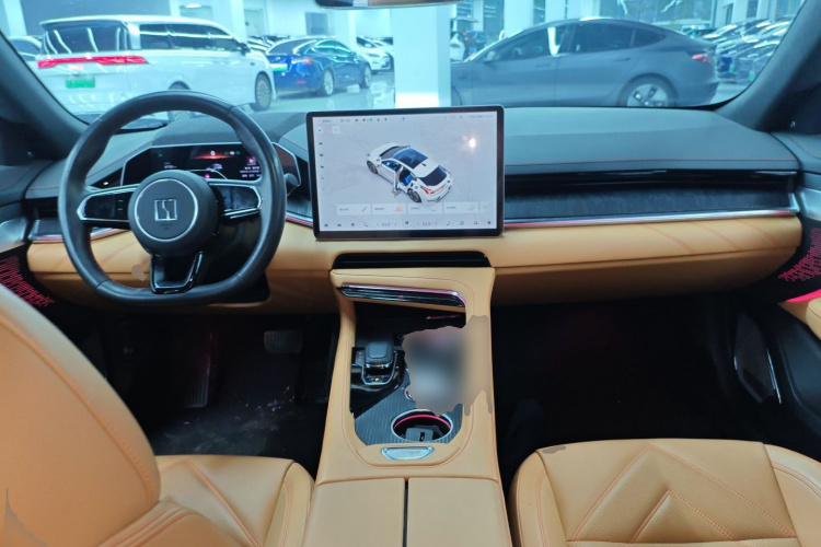 极氪001 2022款 超长续航双电机 YOU版中控内饰7002