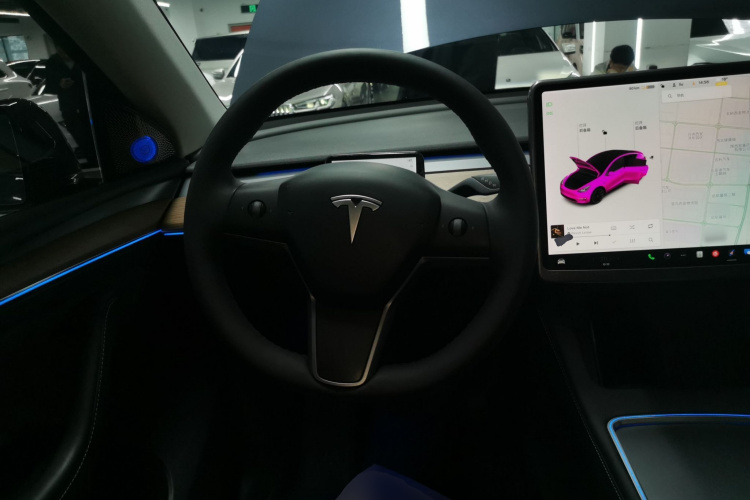 特斯拉 Model Y 2021款 长续航全轮驱动版中控内饰13