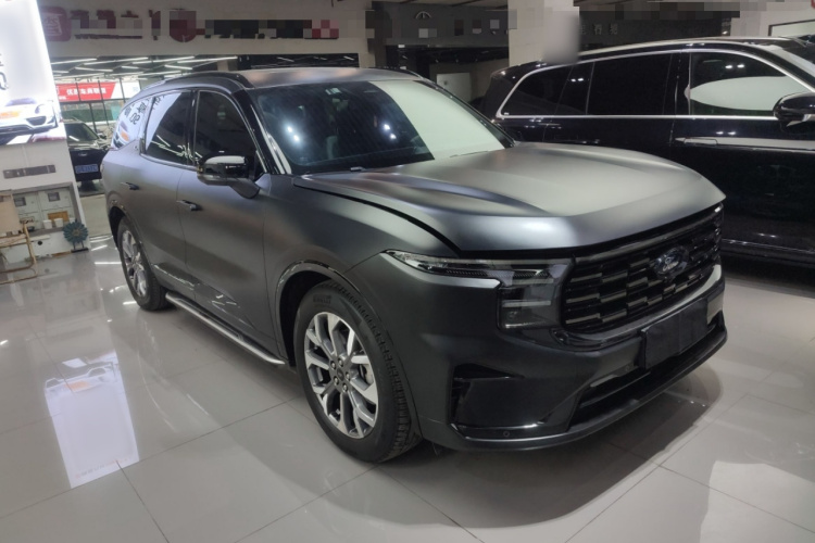 福特 2023款 锐界L 2.0T EcoBoost E混动四驱七座至尊型车身外观3