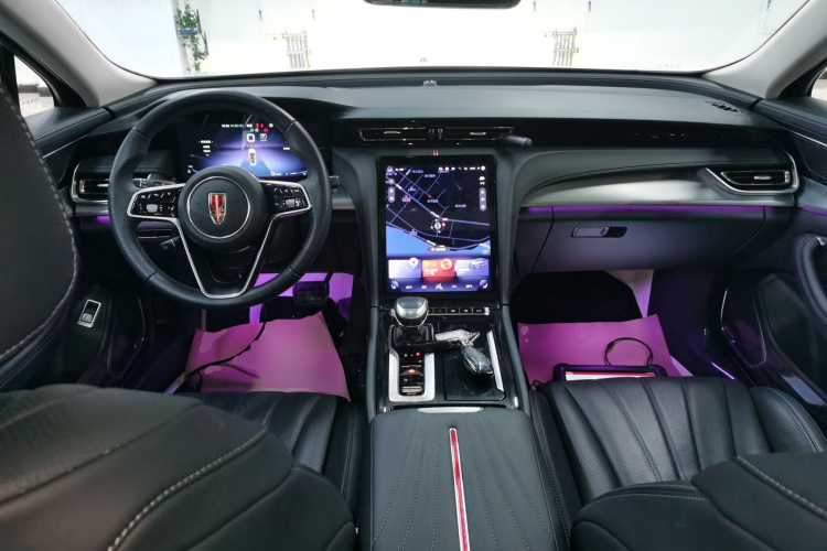 红旗H5 2023款 2.0T 自动智联旗畅版中控内饰12