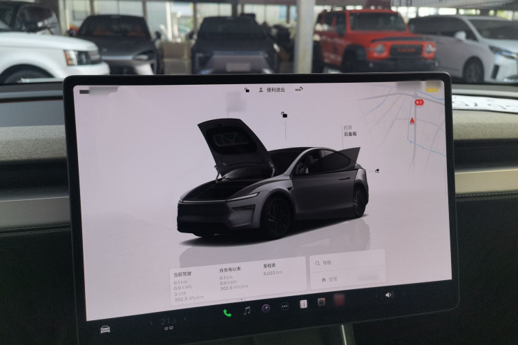 特斯拉 Model Y 2025款 后轮驱动 首发版中控内饰12