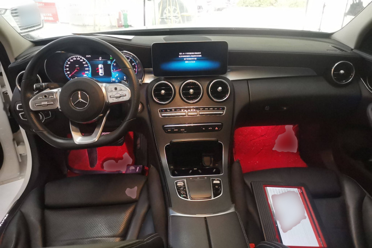 奔驰C级 2020款 改款 C 200 L 时尚型运动版中控内饰12